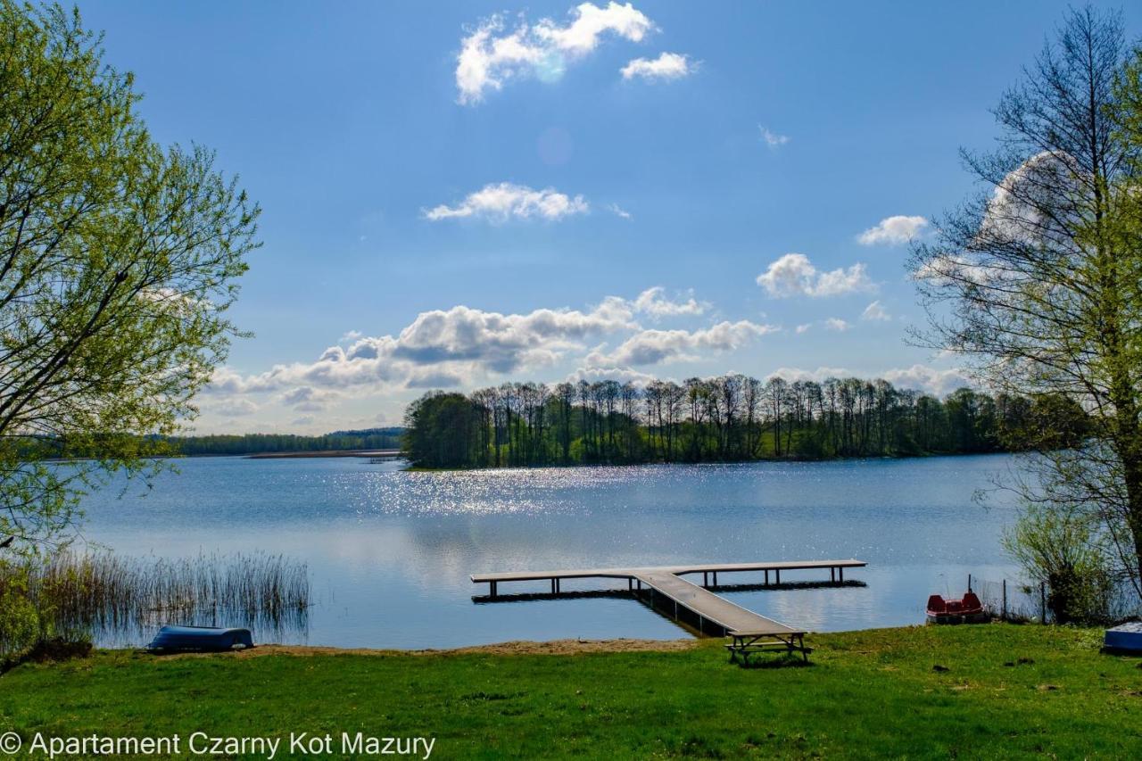 Czarny Kot Mazury Dom Caloroczny Villa Malkinie Kültér fotó